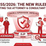 PMK 55/2026 rewrites the licensing and the supervision of tax consultants and of other parties who act as attorney of a taxpayer